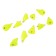 Cargo bullet-excentric stained collapsible Yaman 10 pcs., 18 g, yellow