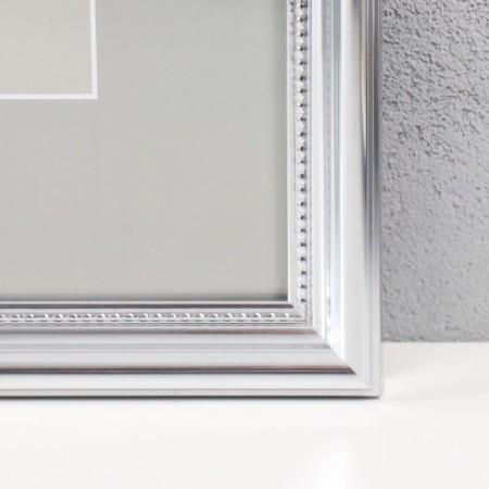 Photo frame Plastic "Gala" 30x40 cm, silver (plastic screen)-1