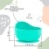 Baby plate, on the suction cup 300 ml., Baby I, 12x8x5, turquoise