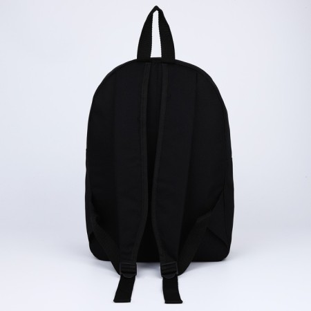 Backpack school textile "anime", 38x14x27 cm, black color-4