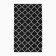 Terry Ethel "Ornament" white on black, 50x90 cm, 100% cotton, 420 g/m2