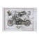 A4 drawing paper, 40 sheets Fine Line, individual packaging, 160 g/m²