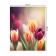 Groundpress on the table "Field of tulips", rectangular, Saten, size 145x180 cm