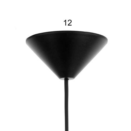 Ceiling Lamp from Rotan "Dani" 1x120W, E27, 40x40x50 cm-6