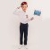 The carnival set "strong soldier" reds red, size 54-56, icon, flag