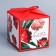 Gift folding box, packaging, "the most beautiful", 12 x 12 x 12 cm