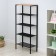 Toronto 25 rack, 67 × 30 × 146.5 cm, black color