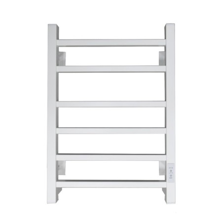 The electric heated towel "Sanprise" Quadro P6, 400x600 mm, universal, white