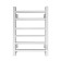 The electric heated towel "Sanprise" Quadro P6, 400x600 mm, universal, white