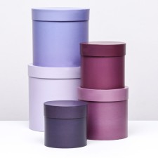 Set of round boxes No. 87, 5 in 1 