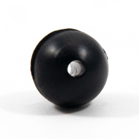 Feeder bead Namazu Soft Beads, PVC, D = 7 mm, round, black 20 pcs.-2