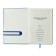 The diary is undathed, PVC cover, A5 format, 140 sheets, cage, elastic band with a handle, mix