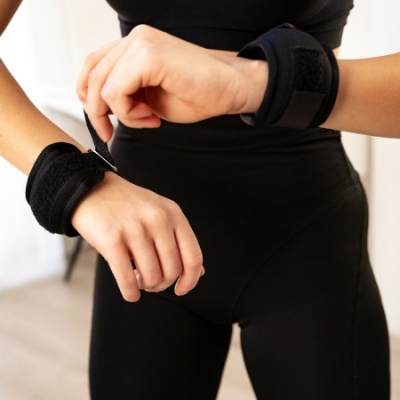 Mearbathers on the wrist, 2 pcs. x 200 g, black color-5