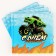 Paper napkins 25*25cm "Happy Birthday" Cars (set 20 pcs)