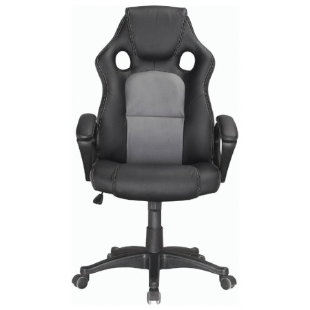 Playing armchair Brabix "Rider Plus EX-544", comfort, eco-leather, black/gray-1
