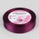 Satin tape, 20 mm × 23 ± 1 m, eggplant color No. 252