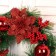 New Year's Wreath D-25 cm "Red berries and balls"