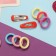 Caramel hair set (10 elastic bands 1.5 cm, 2 invisibility 3 cm) classic, red