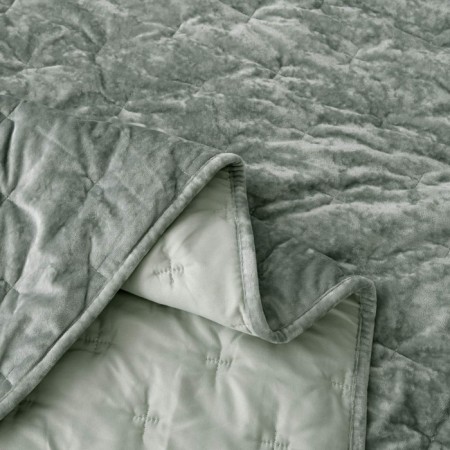 Kit: bedspread 160x220 cm, pillowcase 50x70 cm, emerald color-4