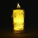 LED candle, mod. SV-24 "Butterflies", 8 x 4.7 cm.