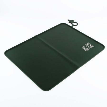 Silicone rug for a bowl, 40 x 30 cm, green-3