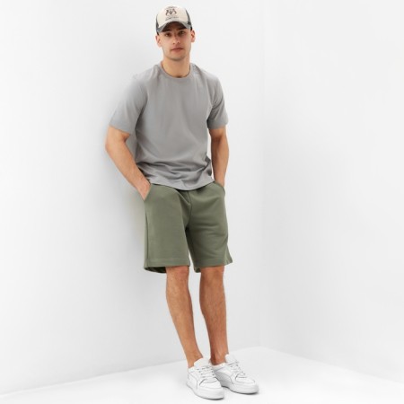 Men's shorts Minaku: Casual Collection Man Color Khaki, Rr. 46-1
