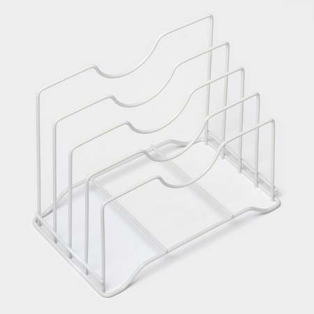 Holder for lids and cutting boards of a shade, 26 × 16 × 22 cm, white color-3