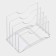 Holder for lids and cutting boards of a shade, 26 × 16 × 22 cm, white color