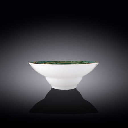Deep plate Wilmax England Spiral, D = 22.5 cm, 1.1 l, green color-1