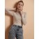 Women's jeans Conte Elegant Mom Fit, XXS size, Acid Washed Bleach color