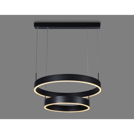 LED LED suspension with the control panel Ambrella Light, Original, Fa6612, LED, 85 W, 6375LUM, 3000-6400K, black color, white matte-1