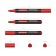 Permanent Erichkrause P-170, 2.0 mm marker, alcohol-based ink, red