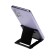 Luazon phone stand, folding, adjustable height, black