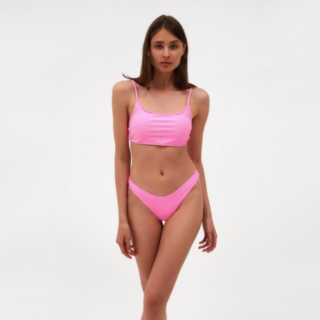 Top bathing female minku, color pink size 48-2
