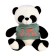 Soft toy "Panda", color mix