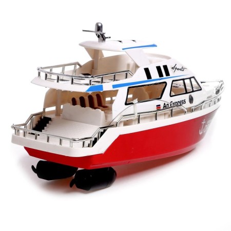 Radio -controlled “yacht” boat, works on batteries, mix-2