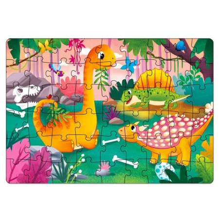 Puzzle in the ball of "dinosaurics", 54 elements-1