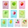A set of moisturizing, fabric facial masks "Botanika No. 1", 10 pcs