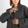 Gloves are female, dimensionless, without insulation, beige color