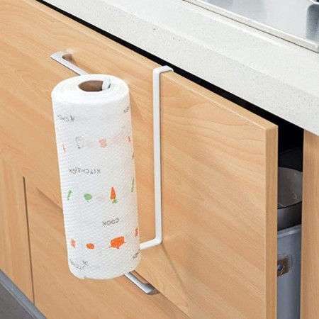 Holder for paper towels of a suspended share, 26x11 × 1.2 cm, white color-4