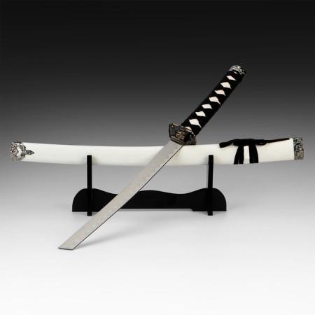 Souvenir weapon "Katana Ozam", 78cm, blade 39 cm, white scabbard