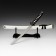 Souvenir weapon "Katana Ozam", 78cm, blade 39 cm, white scabbard