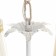Chase "Francesca" 5XE14 40W white with a golden patina 57x57x39-98 cm Bayerlux