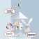 Suspension - Bonnie's Carousel rattle, rubberle, on a crib, stroller, crumb me