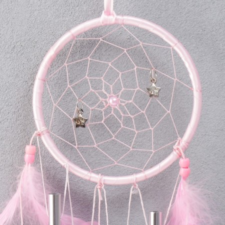 Dreaming Catcher+Wind Music 4 Tempo "Spider Web with Stars" d = 13 cm mix 47 cm-1