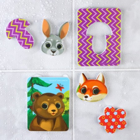 Soft puzzle for kids “study the forest” according to the method of segon, 12 details, crumb I-5