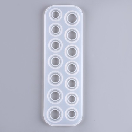 The form of silicone universal “rings” for 14 rings, 7 sizes - from 1.7 cm to 2.3 cm-4