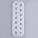 The form of silicone universal “rings” for 14 rings, 7 sizes - from 1.7 cm to 2.3 cm
