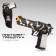 Camouflage 3rd pistol, with holster