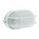 Lamp TDM NPB1402, E27, 60 W, IP54, oval with a lattice, white
